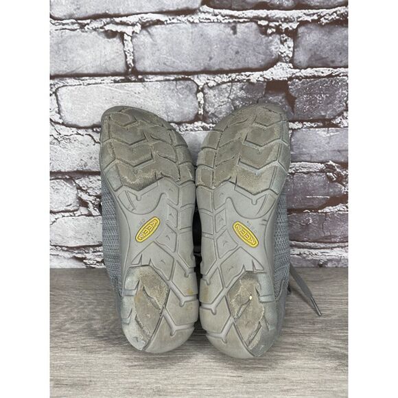 Keen Gray Textile Knit Lace Up Athletic Sneakers Shoes Women Sz 7M US/37.5EU - Picture 6 of 16